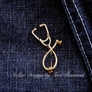 Stethoscope pin